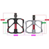 PD-M86C  1 Pair PROMEND Bicycle Road Bike Mountain Bike 3 Palin Carbon Fiber Bearing Pedal(Silver)