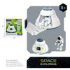 Simulation Sound And Light DIY Assembled Aviation Model Science And Education Toys, Colour: Return Cabin