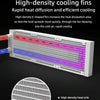 COOLMOON AS360 Magic Diamond Edition Computer Cooler ARGB Water Cooling Light Integrated CPU Radiator(Black)