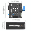 PULUZ Quick Release Clamp Adapter + Quick Release Plate for  DSLR & SLR Cameras(Black)