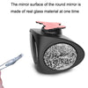 2 in 1 Car Blind Spot Mirror Reversing Parking Wide Angle Mirror 360 Degree Rotation Adjustable Convex Rear View Mirror(Black Left)
