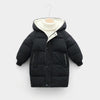 JT-1001 Children Thickened Windproof And Warm Cotton Clothes Coat, Size: 130(Black)