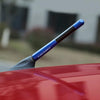 Carbon Fiber Aluminum Short Antenna Polished Universal Screws Base(Big Size)(Blue)