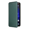 For ASUS ROG Phone 8 Pro Carbon Fiber Texture Flip Leather Phone Case(Green)