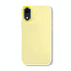 For iPhone XR Skin Feeling Jelly Series TPU + PC Full Coverage Phone Case(Yellow)