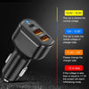 PD+2.4A Dual USB Car Charger, Style: 3 Ports (White)