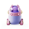 MJ066 220ML Portable Desktop Cute Cartoon Tank Car Air Humidifier with LED Lights, Model:Rechargeable(Pink)