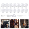 LED Mirror Front Lamp USB Adjustable Brightness Makeup Fill Light Bulbs, Power source: 14 LEDs