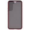 For Samsung Galaxy S22 5G Anti-peeping Magnetic Double-sided Tempered Glass Phone Case(Red)