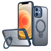 For iPhone 11 Wing Series Gen2 MagSafe Metal Ring Holder Phone Case(Blue)
