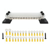 CP-3053 150A 12-48V RV Yacht Double-row 12-way Busbar with 28pcs Terminals(Black)