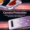 For Samsung Galaxy S10 5G Gradient Glitter Flower All-inclusive Phone Case(Purple)