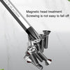 BOLEEI 6.0x125mm Straight Heart Piercing Knockable Screwdriver Convertible Tool