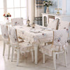 Home Dining Table/Chair Non-Slip Cover, Size: 130x180cm Tablecloths(Elegant Yellow)