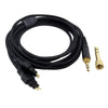 ZS0204 Headphone Audio Cable for Sennheiser HD580 HD600 HD650 HD660S (Black)
