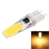 G9 3W 300LM COB LED Light , Silicone Dimmable for Halls / Office / Home, AC 220-240V, Transparent Plug(Warm White)
