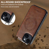 For iPhone 14 / 13 LC.IMEEKE Magsafe Phone Case(Brown)