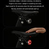 Round Bicycle Intelligent Induction Brake Taillight Night Riding Warning Light, Color: Dual Bracket Model
