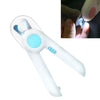 Pet Cat and Dog LED Light Nail Clippers (Blue)