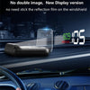 Car HUD Head-Up Display, OBD2, Speed, RPM, Temp, Blue