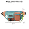 Y9574 Canvas Crossbody Single Shoulder Backpack Light Sports Chest Bag Black+Lanyard