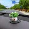 11cm Car Ornaments Anti-slip Mat High Temperature Resistant Perfume Base(Black)