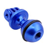 PULUZ  CNC Aluminum Ball Head Adapter Mount for GoPro, Insta360, DJI and Other Action Cameras, Diameter: 2.5cm(Blue)