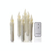 12pcs /Set LED Floating Candles Lights With Remote Control Christmas Halloween Decoration, Style: Glossy Magic Wand(Warm White Flash)