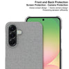 For Samsung Galaxy A56 5G imak Ruiyi Series Cloth Texture PU + PC Phone Case(Light Grey)