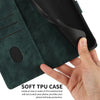 For Samsung Galaxy S21 Ultra 5G Mandala Embossed Retro Frosted Leather Phone Case(Green)