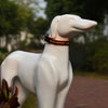 Reflective Dog Collar & Lead Set, Orange, Small (2.0*35*40cm) - Breathable Polyester