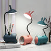 FY003T Small Rabbit USB Charging Desk Lamp with Pen Holder( Green)