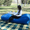 1832B Outdoor Portable One-Touch Automatic Inflatable Sofa Foldable Seat(Gray)