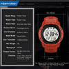SYNOKE 9811 Luminous Large Screen Outdoor Running Student Watch(Red)