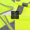 Multi-pockets Safety Vest Reflective Workwear Clothing, Size:XXL-Chest 130cm(Green)