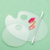 Acrylic Makeups Manicure Transparent Palette With Color Stick, Specification: Round Plate+Stick