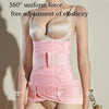 Postpartum Abdomen Belt Corset Belt Can Wear Elastic Abdomen Belt In All Seasons, Size: L(Complexion Two-piece Set)