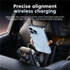 X12 Car Air Vent Touch Sensing Wireless Phone Charger Holder(Black)