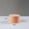 10 x 6cm Cylinder Geometric Cube Solid Color Photography Photo Background Table Shooting Foam Props(Flesh Color)