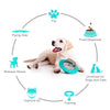 Bite-Resistant Dog Treat Puzzle Toy - Yellow Flying Disc for Dogs & Cats