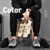 Spring And Summer Men Casual Breathable Peas Shoes Leather Pigskin Lazy Sneakers, Size: 39(Beige)