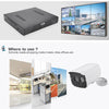 960P 4CH CCTV IP Camera Security System with Night Vision & Motion Detection
