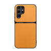 For Samsung Galaxy S22 Ultra 5G Litchi Leather Magnetic Full Coverage Shockproof Phone Case(Yellow)