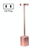 JB-TD003 I-Shaped Table Lamp Creative Decoration Retro Dining Room Bar Table Lamp, Specification: US Plug(Rose Gold)