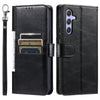 For Samsung Galaxy A36 Simple 6-Card Wallet Leather Phone Case(Black)