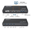 WAVLINK UG69PD6 Dual 4K Laptop Docking Station 5K HD Displaylink 65 / 100W PD Charging, Plug:AU Plug