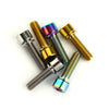 6 PCS Bicycle Accessories Titanium Bottle Cage Screw M5 18mm(Colour)