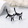 1pair Cute Cats Simple Ear Studs Ladies Detachable Earrings, Style: Model 1