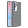 For Samsung Galaxy S24 FE 5G Nano Lens Cover Liquid Silicone Phone Case(Titanium Gray)