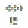 Digital Jumping Grid Game Floor Paste Preschool Ground Decoration For Children(zsz2895)